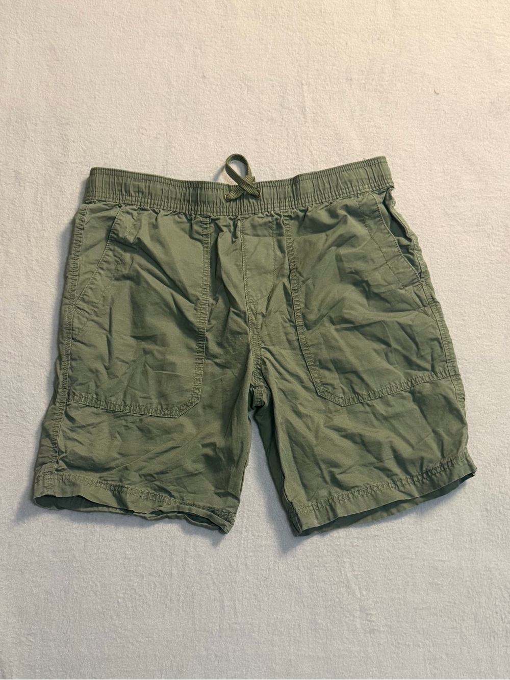 Aeropostale Olive Drawstring jogger Cargo Shorts